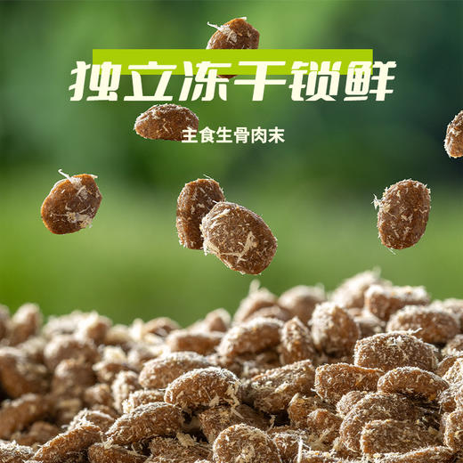 【金卡会员专属】喵铮铮翡翠大腮帮猫粮 3斤/包 鲜牛肉生骨肉沫猫粮 商品图3