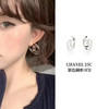 CH-J 25C 银色圆形双C字母耳钉 商品缩略图0