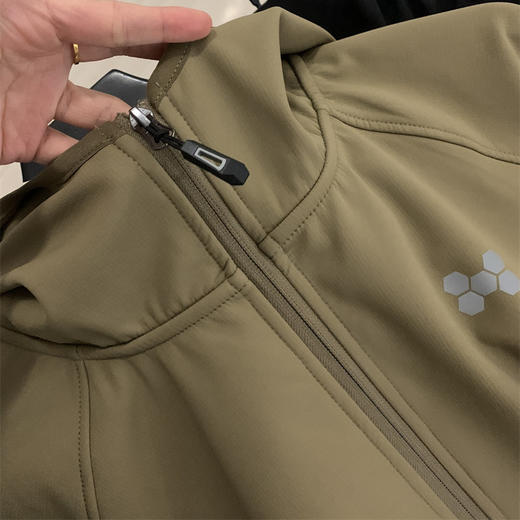 岛国单！2025新款春秋抓绒保暖防水防风抗撕裂连帽夹克外套男款！ 商品图1