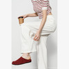 西遇慵懒风阔腿裤女新款通勤小个子高腰白色宽松牛仔裤V0050679 商品缩略图3