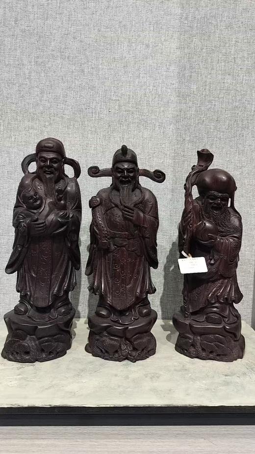 福禄寿摆件/小叶紫檀21.5*6.5cm/组 商品图0