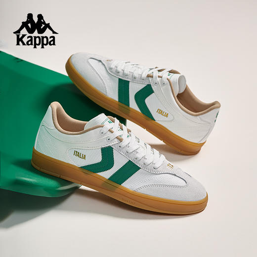 Kappa卡帕背靠背德训鞋男款2025春季新款复古T头板鞋低帮运动鞋女K0FX5CC69/K0F45CC69 商品图0