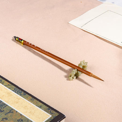 90年代安徽泾县宣笔厂精制“北狼线笔” 商品图3