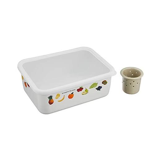 ME-7274和平腌菜容器搪瓷带滤水简约 商品图0