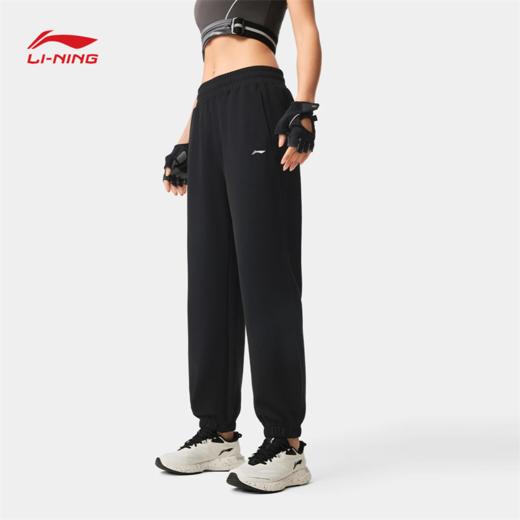 李宁健身系列女子束脚宽松卫裤AKLV182 商品图1