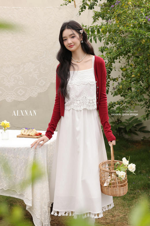 鹿向南 「花隐山茶」开衫两件套 商品图5