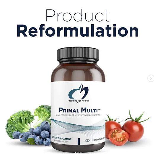 美国DFH 原始综合维生素矿物质 Primal Multi   古法综合维生素  综合抗氧化复合维生素120粒/瓶 商品图1