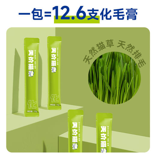 喵铮铮天价鸡肉猫草主食猫条 15g*101根 排毛化毛营养湿粮零食 商品图2