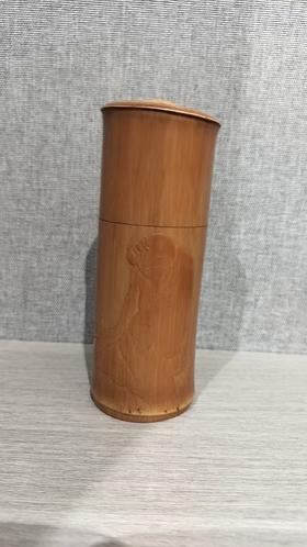 水滴子竹茶筒11.5*4.5cm
