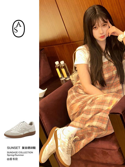 现货 THS-限时 AS家 女士 经典德训鞋运动鞋 头层牛皮鞋 3色 BZ1234 商品图3