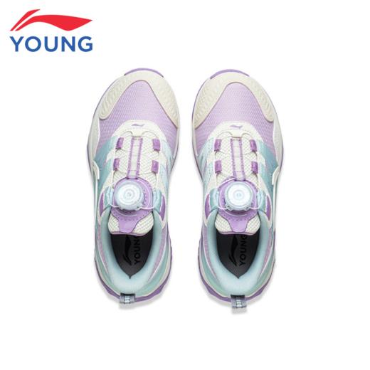 李宁童装儿童运动鞋男女小大童舒适柔软反光支撑稳定休闲鞋YKNV016 商品图4