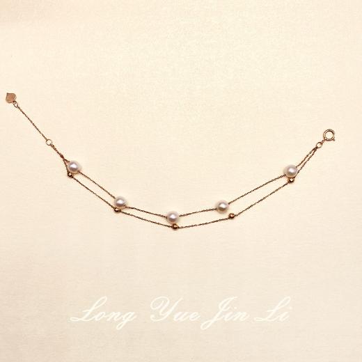 18K珍珠手串;2.46克 商品图0