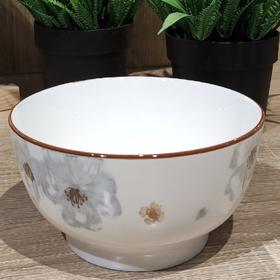 强顺雨雾花香釉中彩5英寸沙拉碗