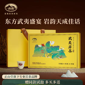 岩语 厚韵大红袍肉桂水仙茶叶礼盒装 特级中火乌龙茶组合装送礼192g