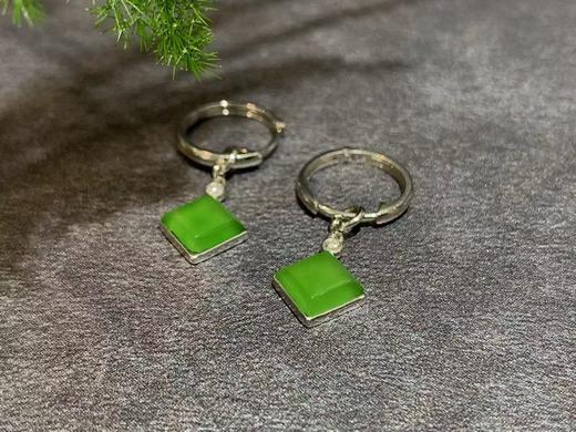 【御珠宫坊】金镶碧玉耳坠 商品图2