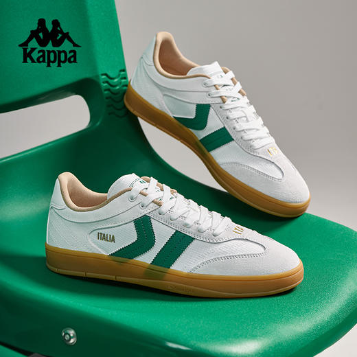 Kappa卡帕背靠背德训鞋男款2025春季新款复古T头板鞋低帮运动鞋女K0FX5CC69/K0F45CC69 商品图3