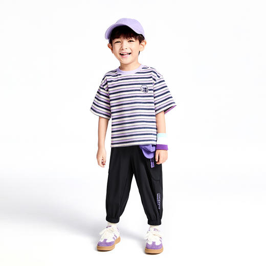 男女童全腰梭织单裤防蚊裤夏季新款安奈儿童装实体店同款XM526630 商品图3