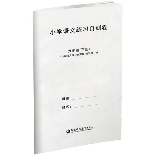 2025年春 小学语文练习自测卷 六年级下册 人教版部编版 含答案 6下 小学同步教辅试卷 江苏凤凰教育出版社 商品图2