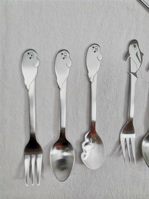 日本进口高桑金属企鹅小叉子 商品图2