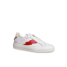 豪麟名鞋STOKTON男鞋休闲鞋牛皮革BLAZE-U红色