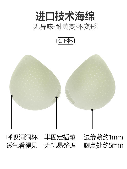 【小光圈】遐无钢圈内衣女薄款软支撑无痕胸罩无尺码大胸显小文胸 商品图3