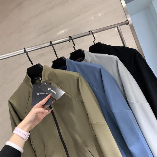 户外机能王炸单品！2025新款春季3D立裁综训立领运动夹克外套男款！ 商品图1
