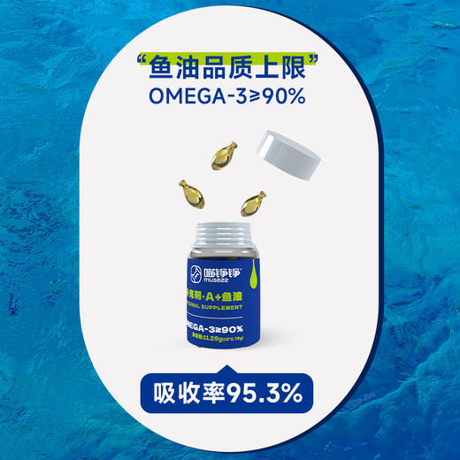 喵铮铮RTG深海鱼油 15粒/瓶 卵磷脂美毛亮发 90%Omega3防掉毛 商品图1