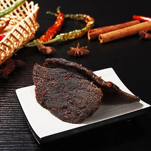 【古法秘制❗手撕黄牛肉大片】 大片纯肉更尽兴，鲜香入味，肉质紧实，劲道越嚼越香，温州特产桶装零食小吃即食QQ 商品图2