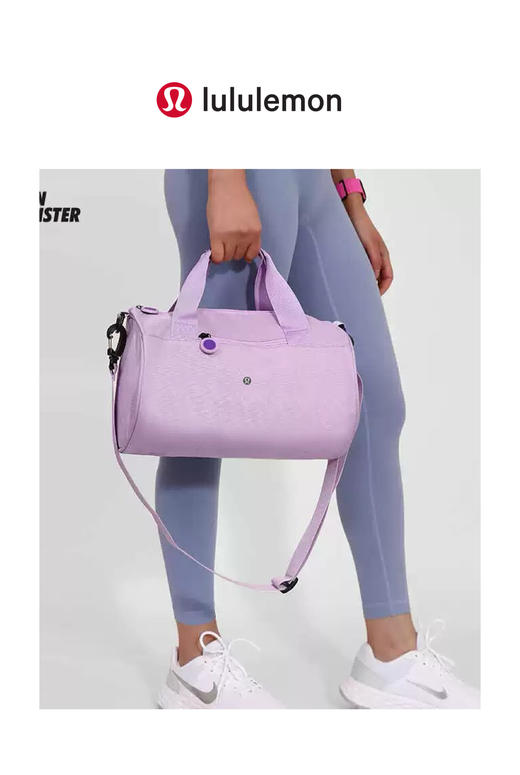 点此购买 lulu露露大容量轻便手提式圆桶旅行包 LL 311437 商品图1