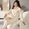 【免穿文胸，休闲无感家居服！】带胸垫睡衣女士 春秋季新款 棉质长袖开衫 宽松甜美家居服套装 可外穿-QQ 商品缩略图4