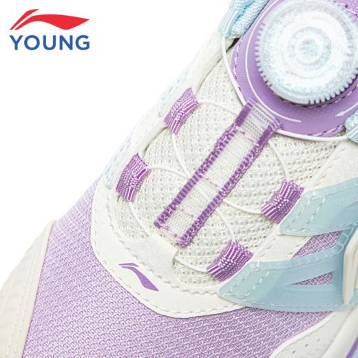 李宁童装儿童运动鞋男女小大童舒适柔软反光支撑稳定休闲鞋YKNV016 商品图8