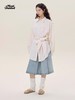 mostwantedlab彩虹/M2512018/双层门襟基础条纹刺绣长款衬衫 商品缩略图4