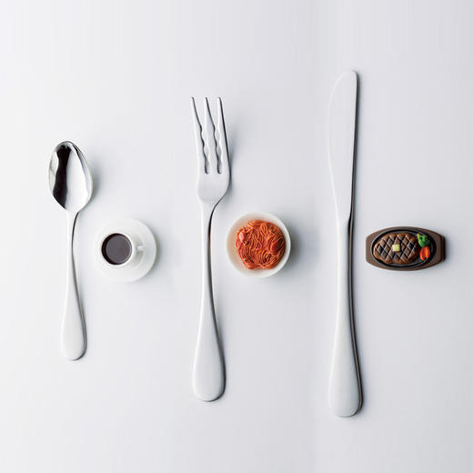 日本进口高桑金属意大利面叉子 带衬纸 商品图2