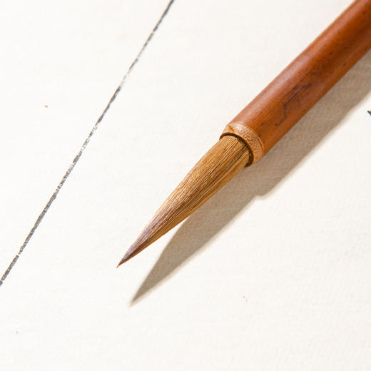 90年代安徽泾县宣笔厂精制“北狼线笔” 商品图6
