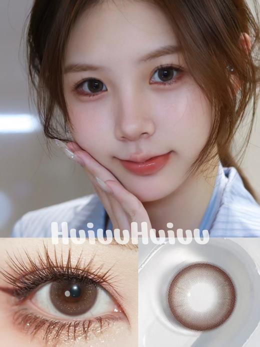 【中直径半年抛】MIMIPARK-闲云松桂棕-14.2mm【半年抛 0-800度 无525/575】 商品图0