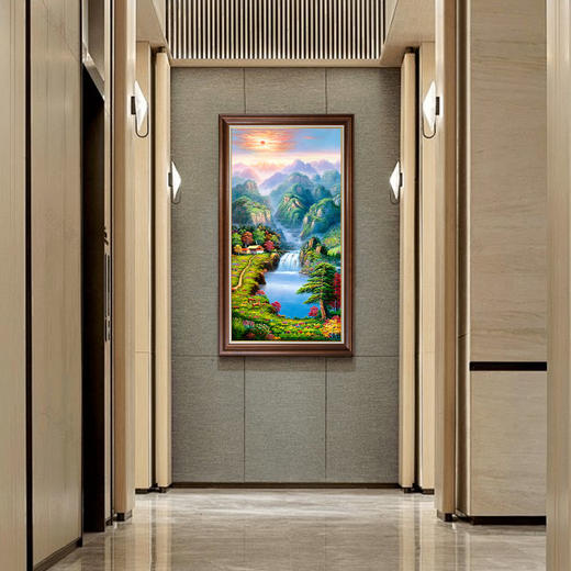 过道画/朝山画  金泉映山图 商品图1