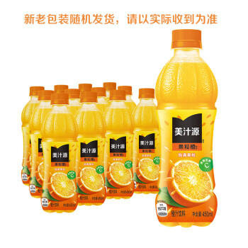 可口可乐（Coca-Cola）美汁源Minute Maid 果粒橙 橙汁果汁饮料 450ml*12瓶 商品图3