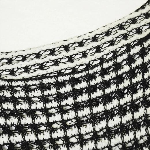 【破价】2025春秋款条纹镂空套衫女装宽松长袖针织衫8951C1M053 商品图5