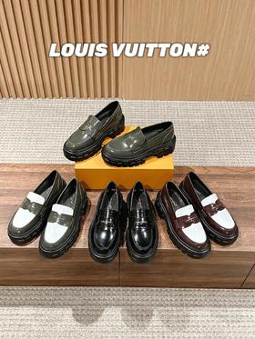 驴家2025/ss新款链条浮雕涉及厚底乐福鞋系列跟高5cm（HC）