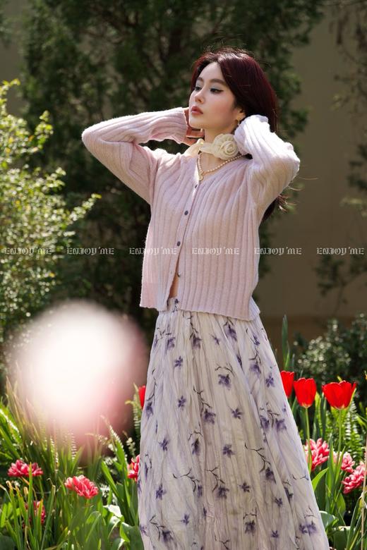 【门店同款】ENJOY春季绮梦繁花褶皱碎花半裙 161911251 商品图5