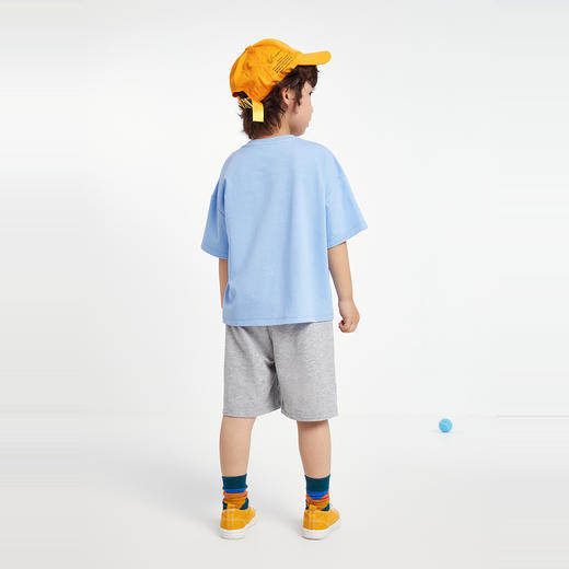 男童圆领SORONA短袖针织衫夏季新款安奈儿童装EB521189 商品图6