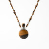 MELI&MOLI【土】黄虎眼石中号扁圆吊坠项链 【D类】 商品缩略图0