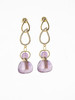 MELI&MOLI |紫水晶迷你福袋瓶925银水滴耳环—五行之火 商品缩略图0