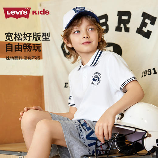 LEVIS 夏 大童小童 儿童童装Polo衫 LVB-PL-M844 商品图1