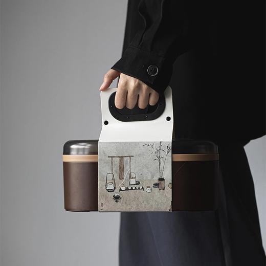 【品质茶具丨快客杯品质茶具系列】器身打磨光滑，持握舒适，隔热防烫出水顺畅,杯口圆润分茶得心应手，旅行小包叠加收纳，节省空间即提即走 商品图5