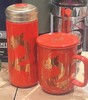 【样品清仓特惠3折，仅1套，无货退款】乾唐轩活瓷杯送礼佳品鸿运龙陶瓷随身杯中国风送礼礼盒装龙年定制 鸿运金龙随身杯·中国红 商品缩略图0