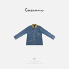 COCO ZONE 刘一一 100棉春季美式拼接翻领牛仔外套CD1A0048 商品缩略图0