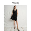 VIMAGE纬漫纪2025夏季新款简约百搭显瘦黑色上衣V2313944 商品缩略图2