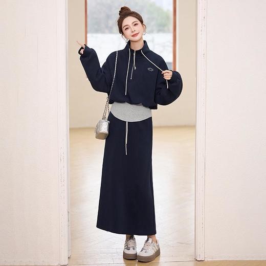 欧货洋气卫衣套装裙，超火休闲一整套减龄开春穿搭ootd潮HR-YRX9212 商品图1