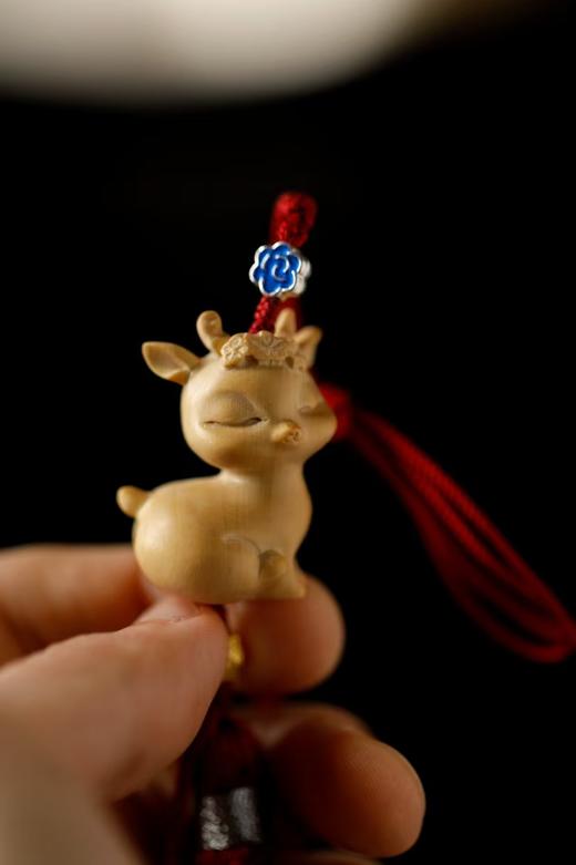 一路平安°黄杨木挂件 商品图3